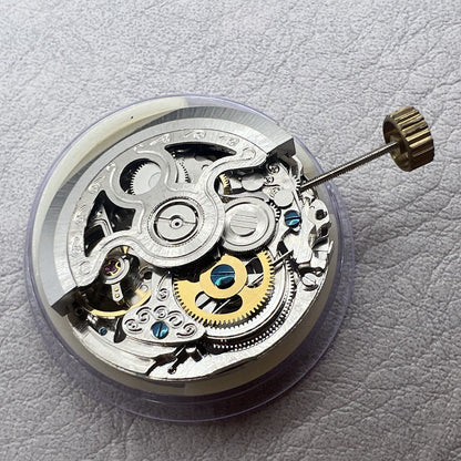 Hangzhou 2189 Silver Hollow Automatische mechanische Bewegung