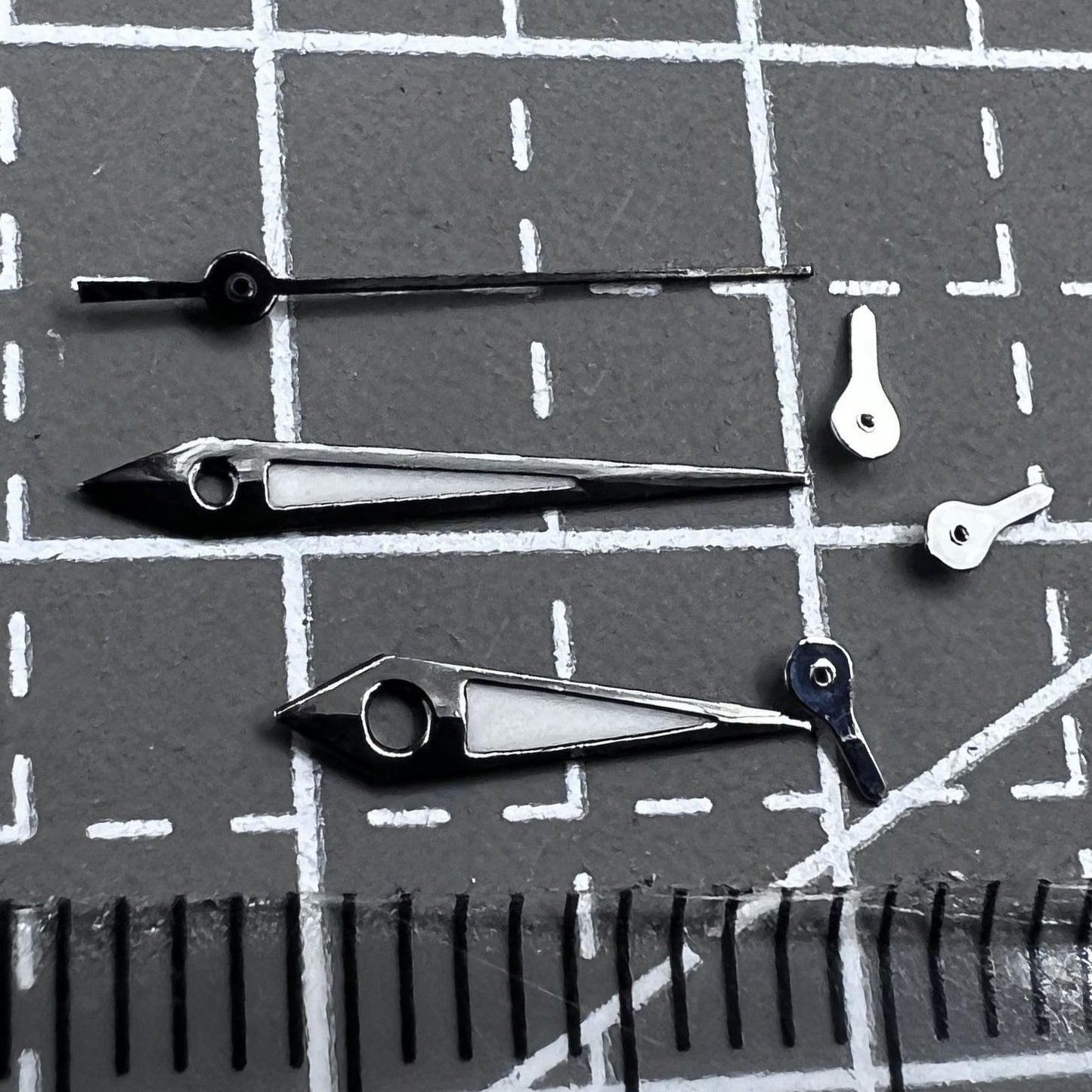 2 Sets Pack Weiße Kleine Zeiger Für Second Hand Uhren X3J X9J X7J X3N X9N