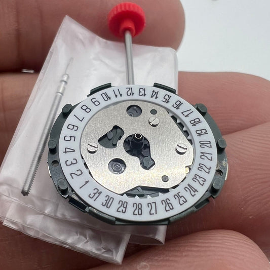 Miyota 2015 Japan Quartz Movement with Date at 6 o'clock, precision timekeeping, Japan made.