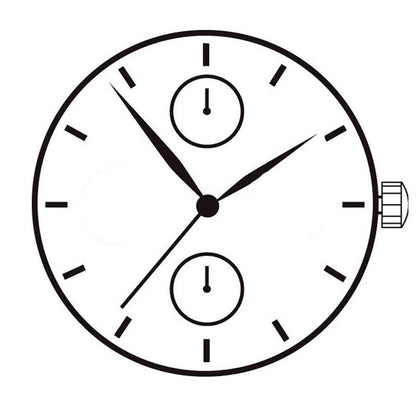 Hattori Epson VX7P quartz watch movement showcasing precise Japanese craftsmanship for durable accessories.