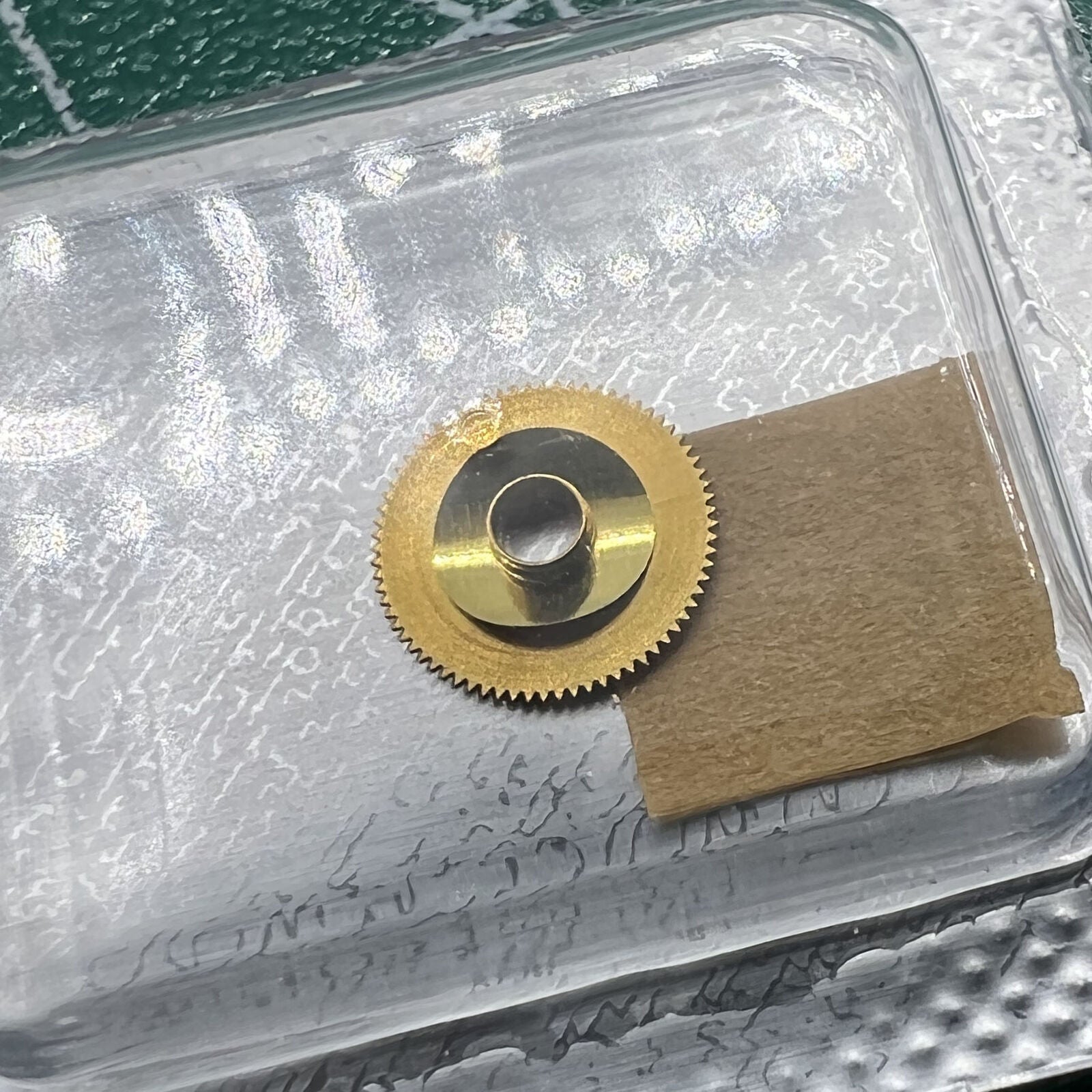 Big GMT hour wheel for ETA2893 watch movement, precision replacement part for repairs.