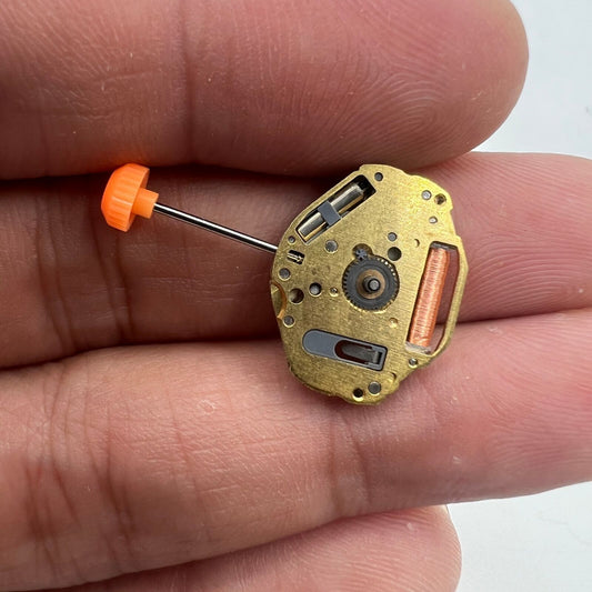 Miyota 1L22 Japan Quartz Movement watch mechanism with 2 hands, no calendar, reliable precision craftsmanship.