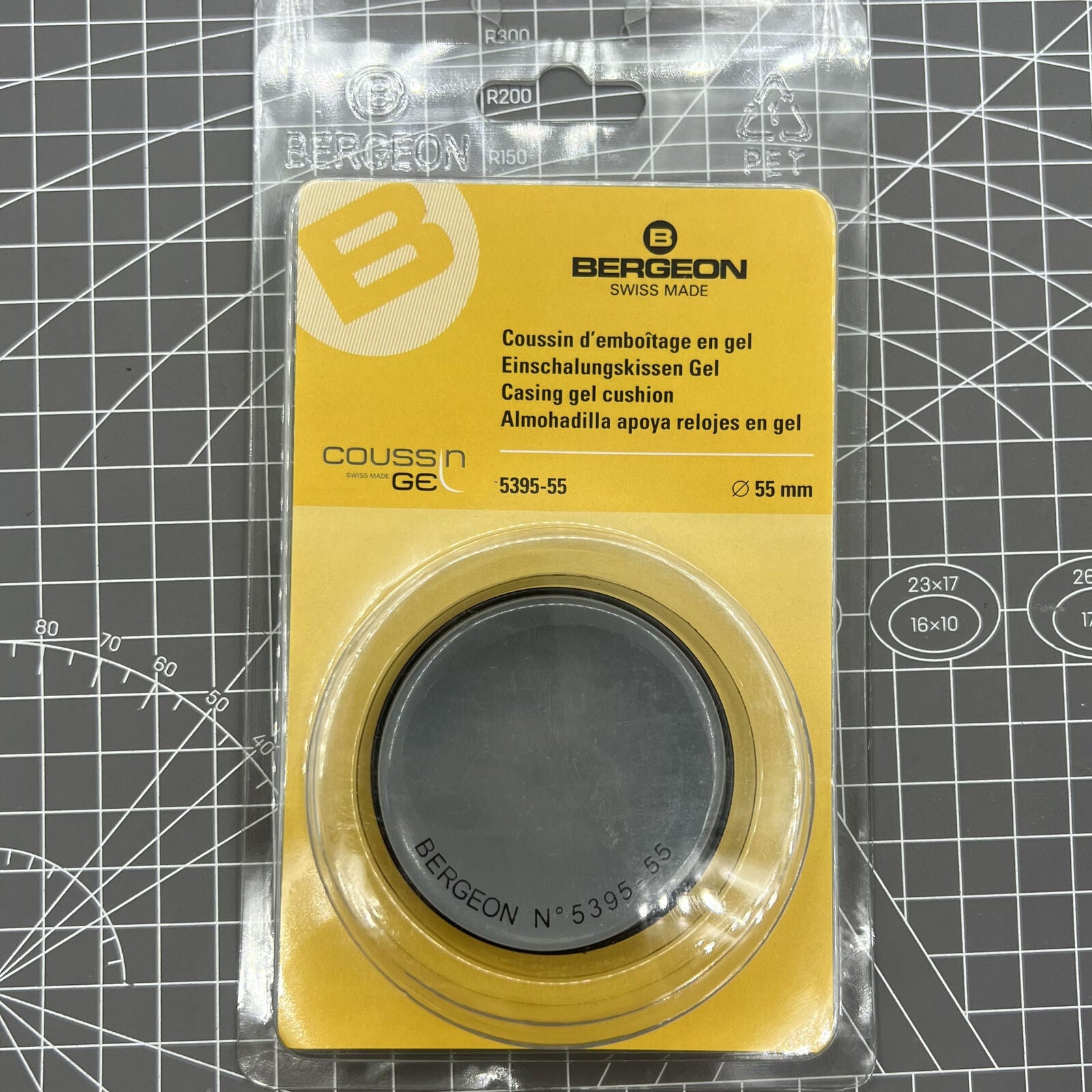Bergeon 5395-55 55mm casing cushion for watchmakers, ideal for secure watch repair support.