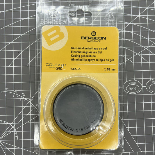 Bergeon 5395-55 55mm casing cushion for watchmakers, ideal for secure watch repair support.