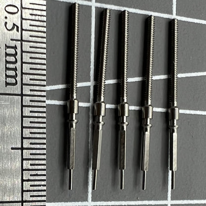 5 PIECES Watch Winding Stems Spare Parts Fit for ST2555 Movement