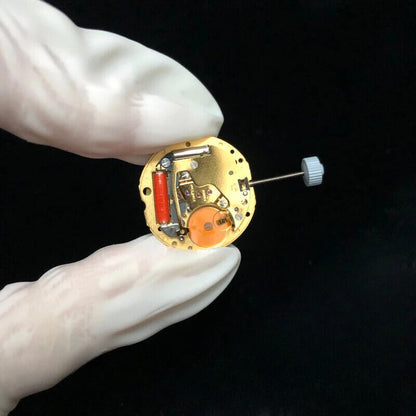 Swiss RONDA 785 quartz calendar movement in gold silver finish, durable watch accessory by Swiss brand.