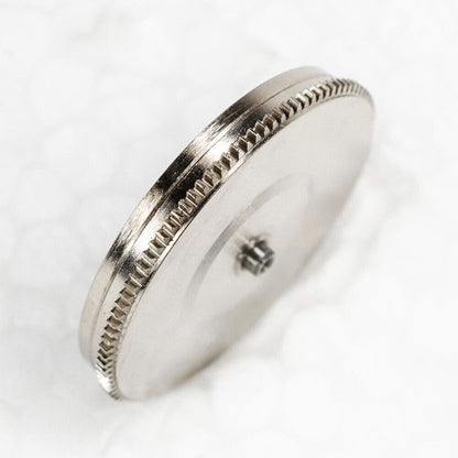 Barrel with complete mainspring for ETA C07.111 movement, durable ETA watch accessory for precise timekeeping.