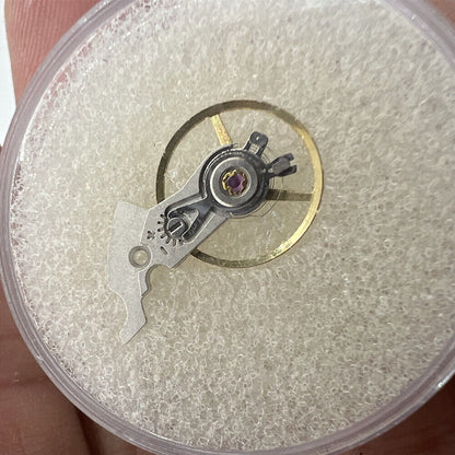 Watch balance wheel with splint for ETA C07.111 movement, generic replacement part ensuring accurate timekeeping.