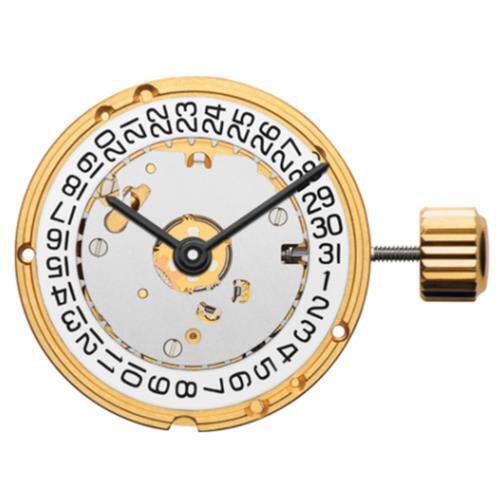 ETA E61.041 Watch Quartz Movement  2 Hands Date 3