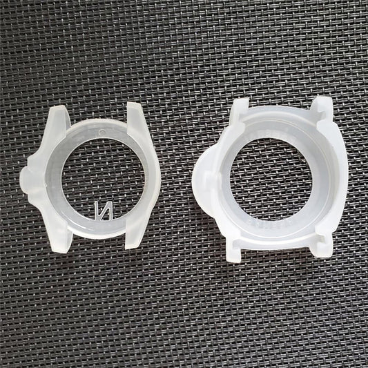Boîtier de montre en silicone avec cadre de protection antichoc pour 40/44 mm