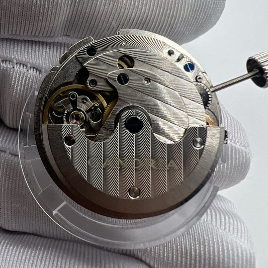 Mouvement mécanique automatique ultra-fin Seagull T17 à affichage de l'énergie cinétique
