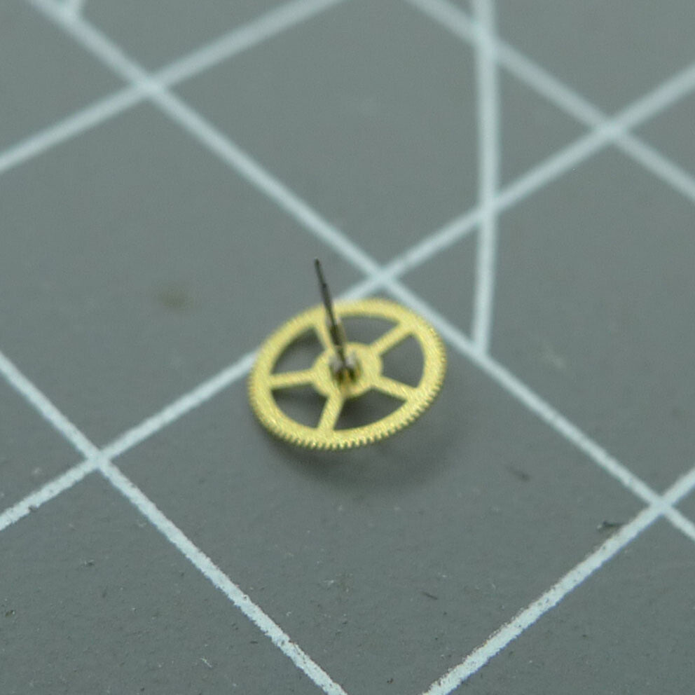 Roue des secondes dorée 4,5H générique pour mouvement Miyota 82S5 82S7, 3 pièces
