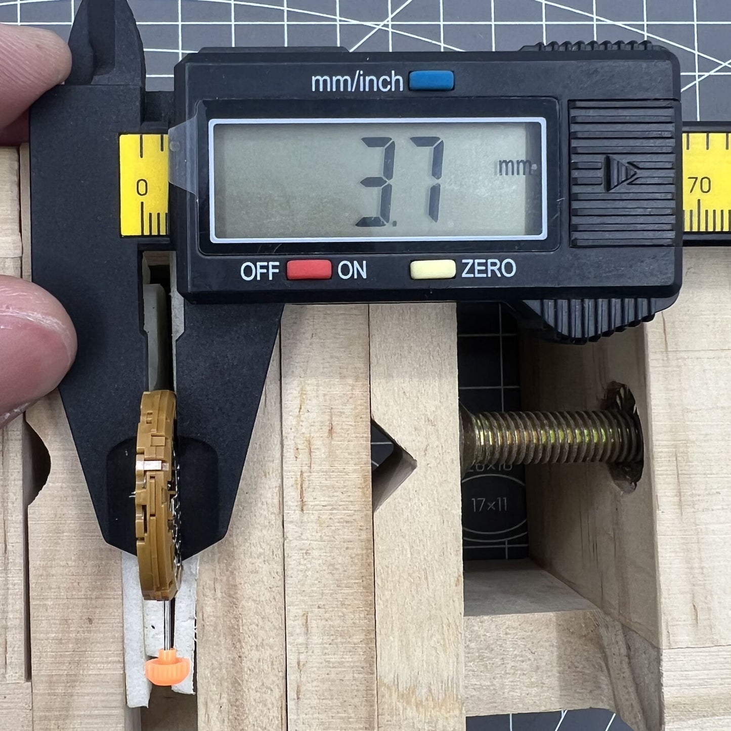 Miyota GP50 quartz watch movement by Miyota, ensuring precise timekeeping for watch repairs.