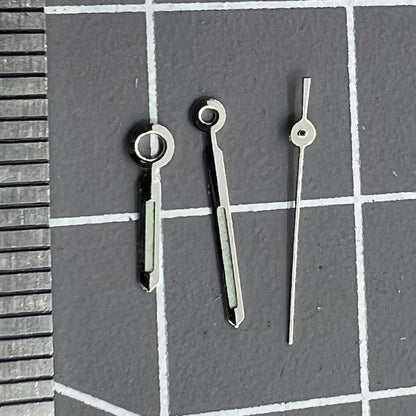 Luminous watch hands set for Miyota 2115, 14/11/8mm, improving clarity and style.