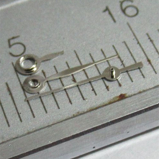 7mm silver watch hands set for Miyota 2035 movement, precision-crafted accessory.