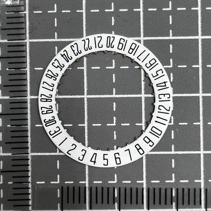 2 Stk Generische Datumsscheibe Datum bei 6 Uhr für ETA 2892 Uhrwerk Seagull 2892