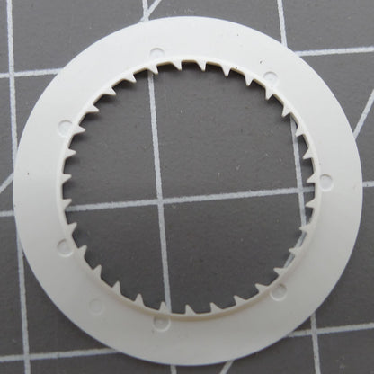 Police jaune, fond noir, disque de date, roue de date pour mouvement NH35