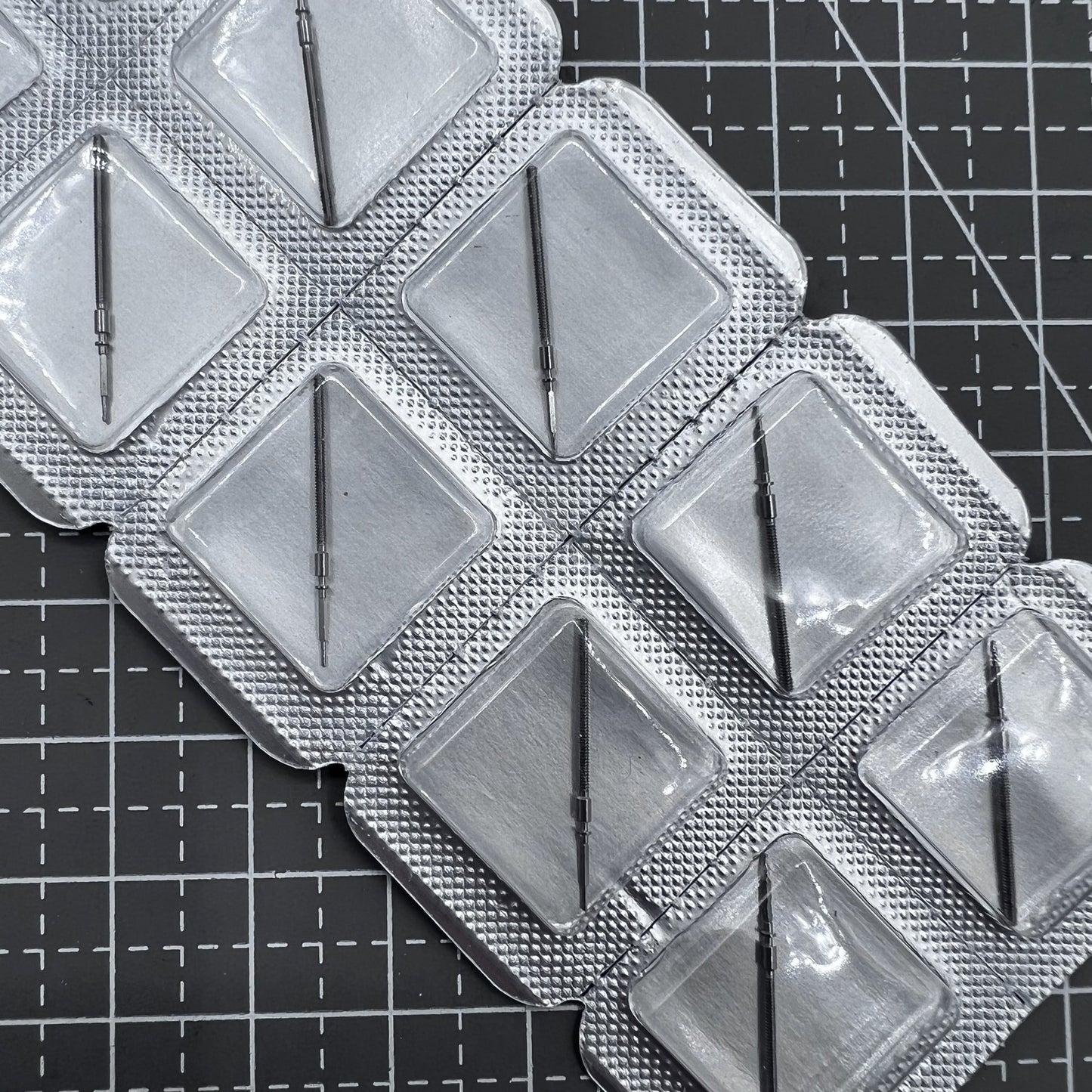 2 STÜCK Aufzugswellen für Schweizer Uhr ETA 7001-1 Werk