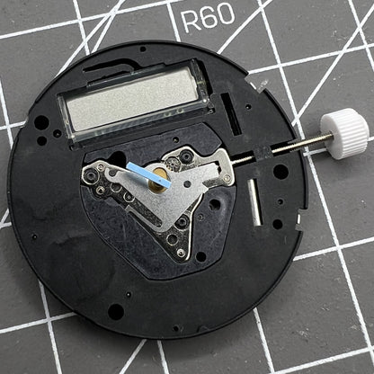 ISA K63 Quartz Watch Movement 3 Hands Display Double Batteries Swiss Made