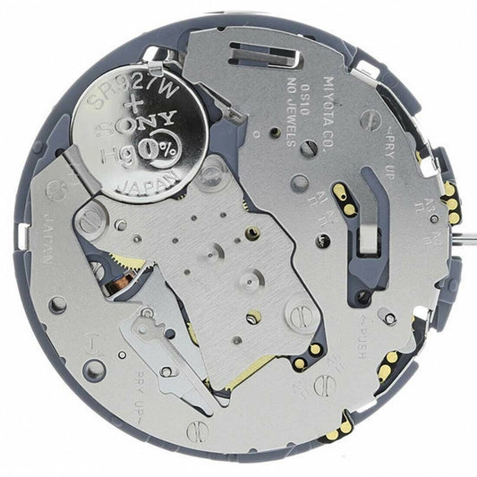 Miyota OS10 Movement Date at 3 Quartz Japan Movement