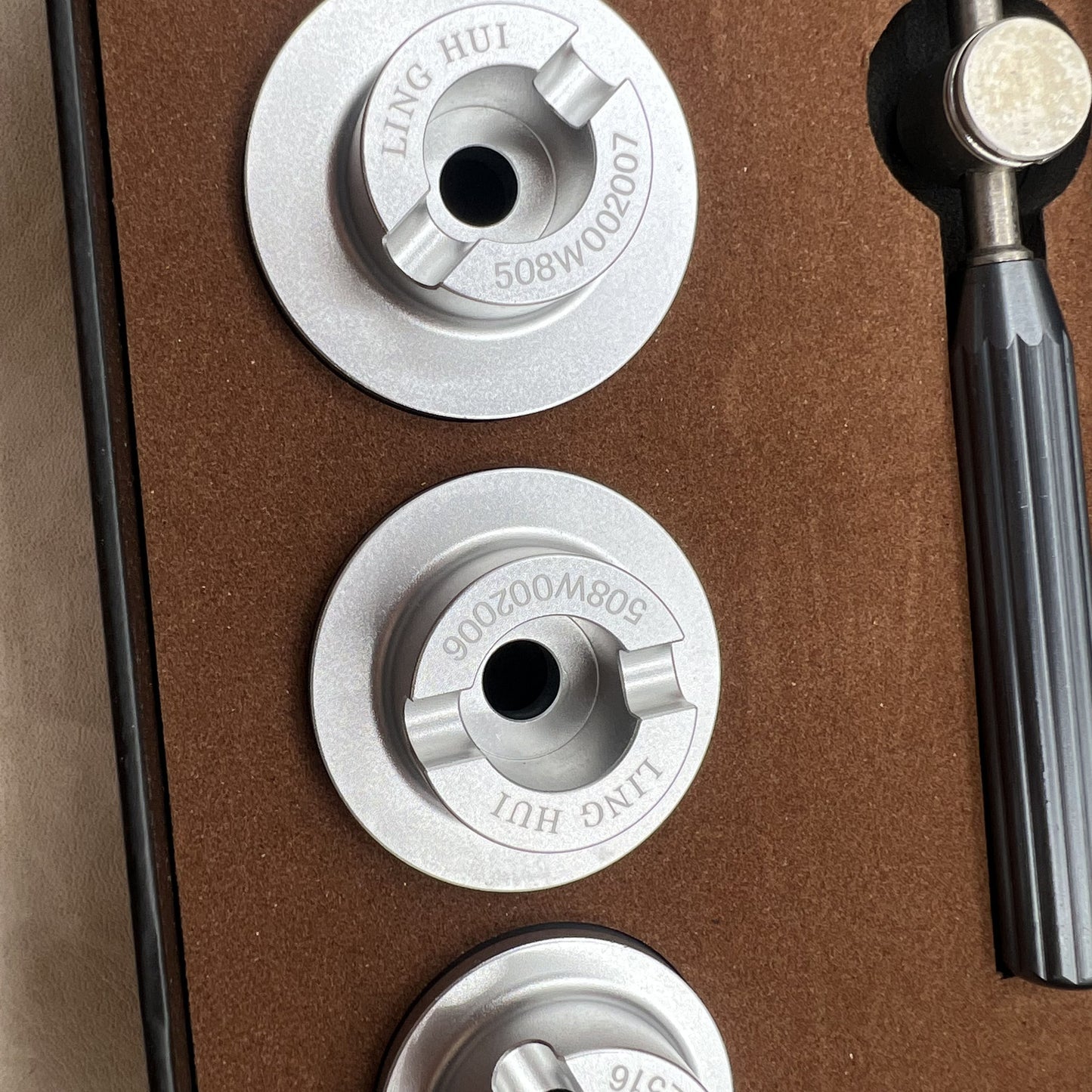 Omega 508 510 Cal 8800 watch case back opener tool for precise watch movement repair