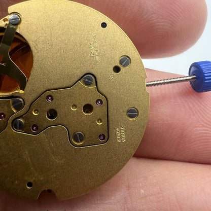 Swiss Made Ronda 5020B quartz watch movement, precision timing for luxury watch accessory repairs.