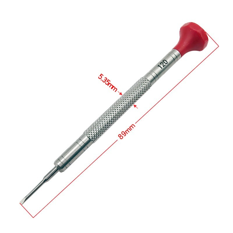 Ergonomic stainless steel screwdriver spare blades for watchmakers, precision tool set