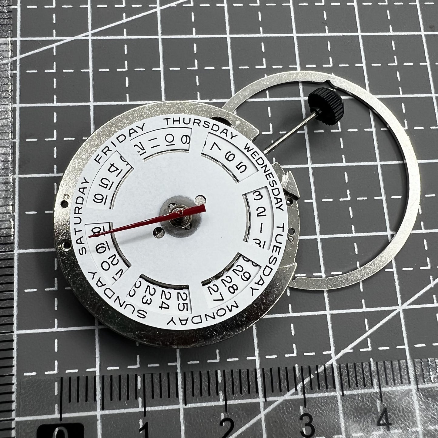 Automatischer mechanischer Uhrwerk ST2147 Wochentag bei 12 Datum bei 3 Uhrzeit Anzeige