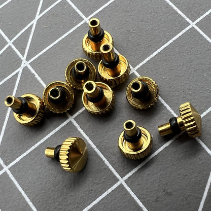 Golden Watch Crowns Fit for Orient Watch Movement Watch Part