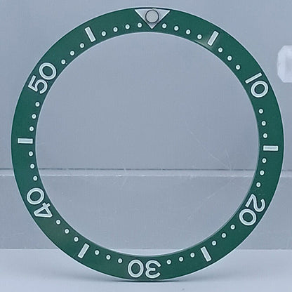 Inserts de lunette de montre en céramique plate 33,65 x 27,3 mm, accessoires de montre pour femmes SUB
