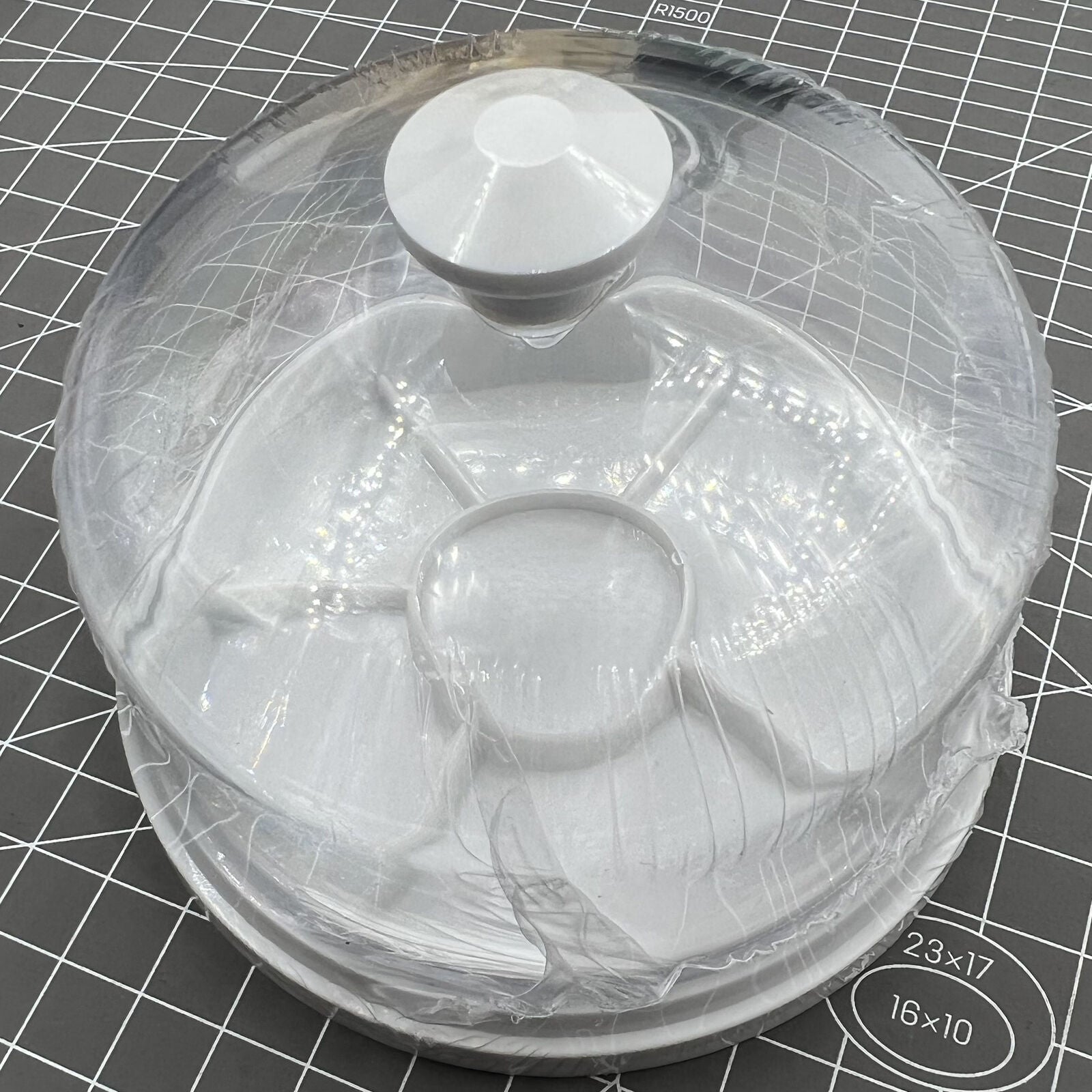 Swiss Bergeon 30097-BC dust cover and divided tray for watch accessory organization and protection