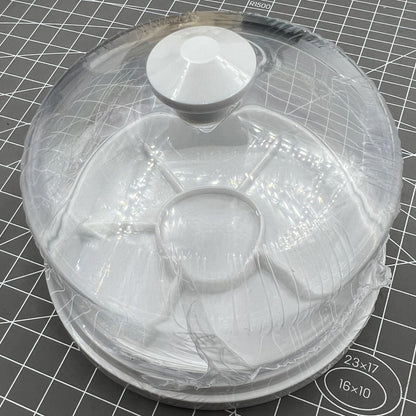 Swiss Bergeon 30097-BC dust cover and divided tray for watch accessory organization and protection