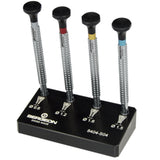 swiss Bergeon 8404 Watch Hand Fitting Tools (Set Of 4) On Stand