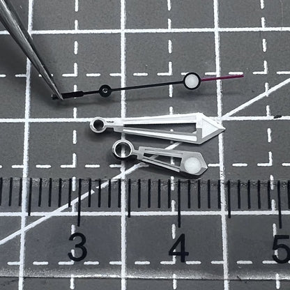 Grünes Zifferblatt OMG300 Serie Uhrzeiger Set mit Silberrand für ETA 2824