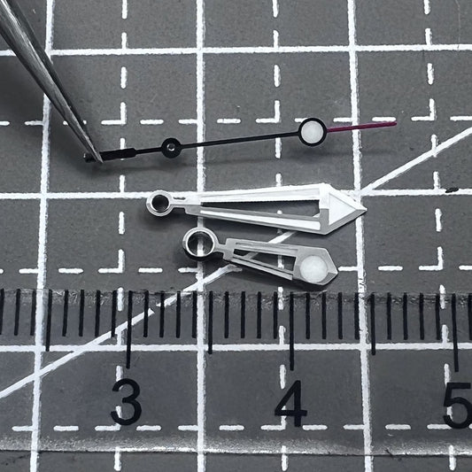 Grünes Zifferblatt OMG300 Serie Uhrzeiger Set mit Silberrand für ETA 2824