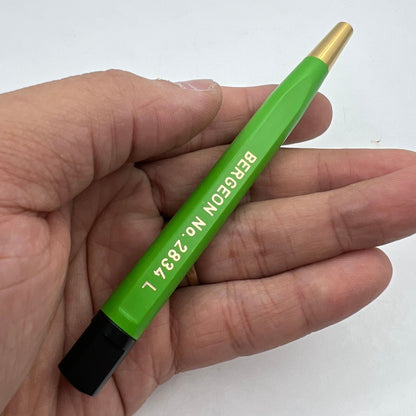 Bergeon 2834-L brass scratch brush for Swiss watch repair, 10mm fine-tip pen tool.