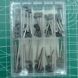 Wholesale Stainless Steel Linen Finished Spring Bar T-bars with Studs Screws