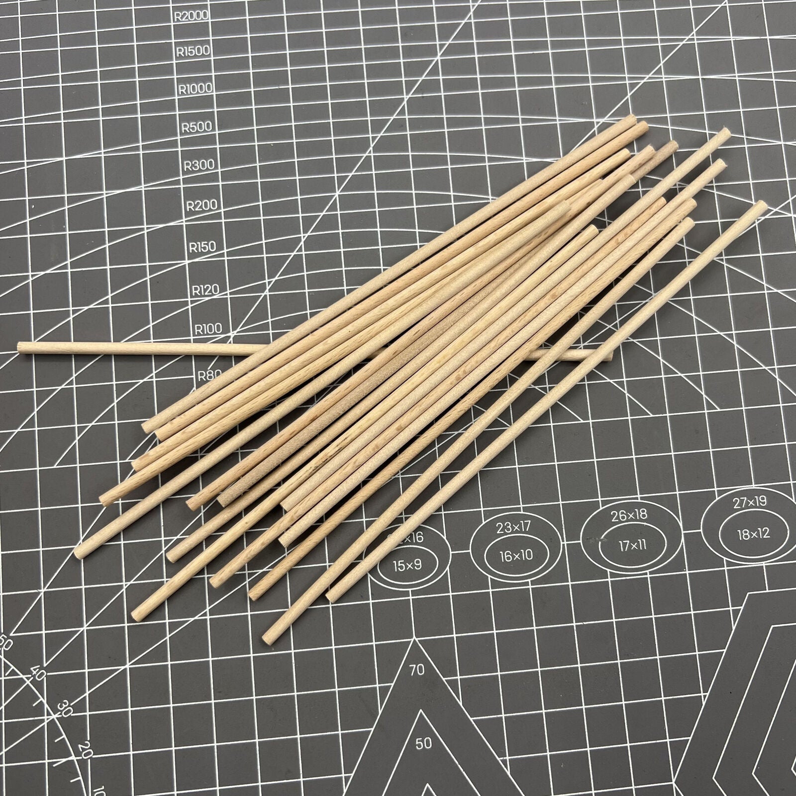 Swiss Bergeon beech wood pegwood sticks �3.00mm for precise watchmaking, pack of 20 tools.