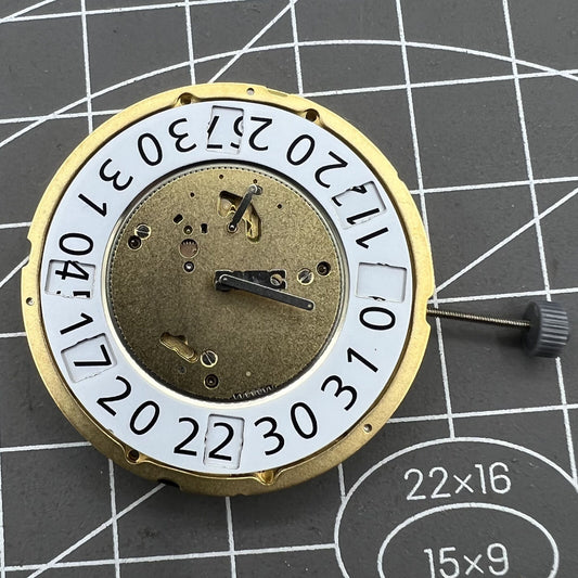 Swiss Ronda 8040N quartz watch movement for precise timekeeping in high-quality watch accessories.