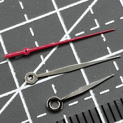 2 Sets/Pack 14mm Silver Trim Watch Hands for Miyota 2315 2035 2036 2115 2305