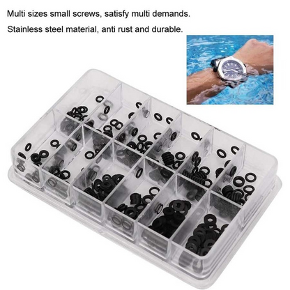Mini Rubber O-Ring Watch Crown Waterproof Gaskets Watch Repair Tool