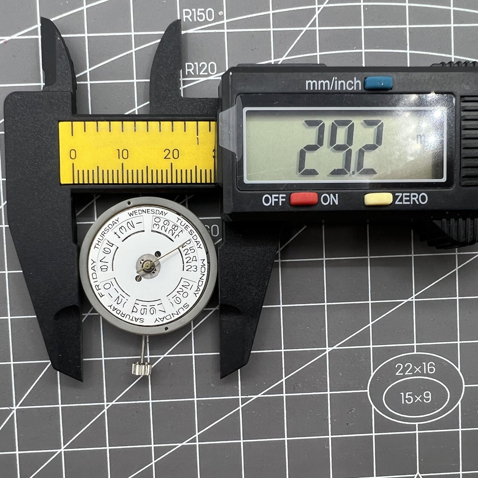 Tianjin Seagull T16 watch with day-date automatic movement and sleek white dial for classic style.