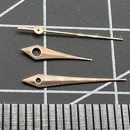 Aiguilles de montre 12,5 mm avec finition or rose pour Miyota 2315 2035 2036 2115 2305 2005
