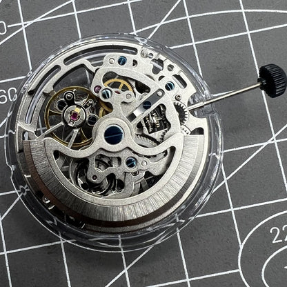 Montre squelette mécanique automatique Seagull Silver TY2809 