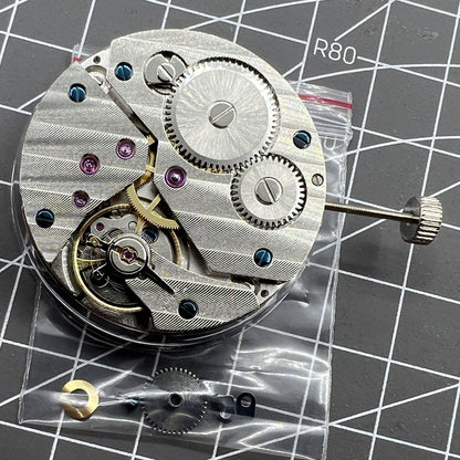 Seagull 6497 ST3600/3620 mechanical hand-winding movement with 6 o'clock second hand for watch repair.