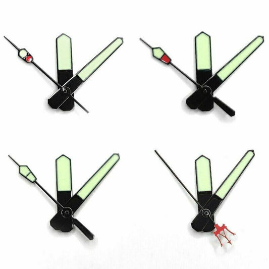 Green luminous watch hands set for SKX007 SRP Turtle series, perfect for precise time reading in low light.