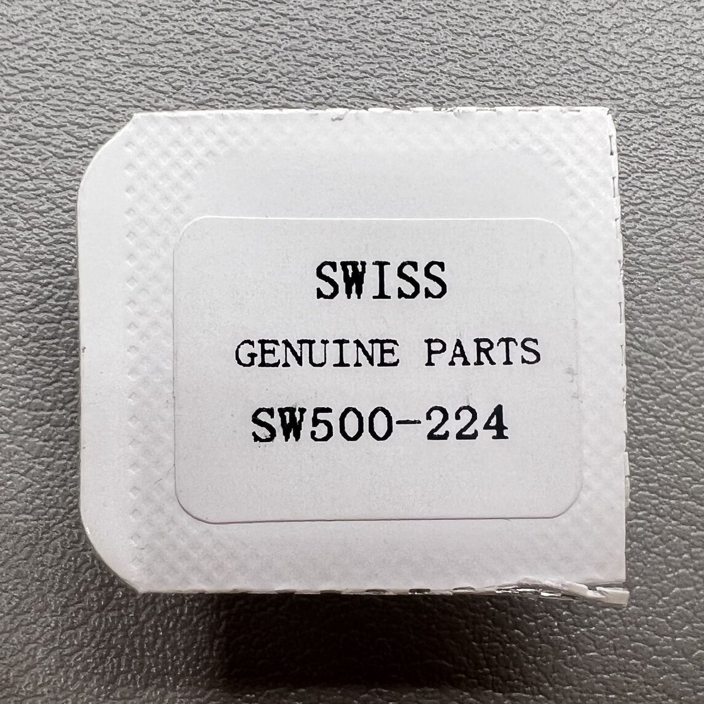 Swiss SW500 automatic watch movement showing second hand at 9 o'clock, precise model SW500 224 by Swiss brand.