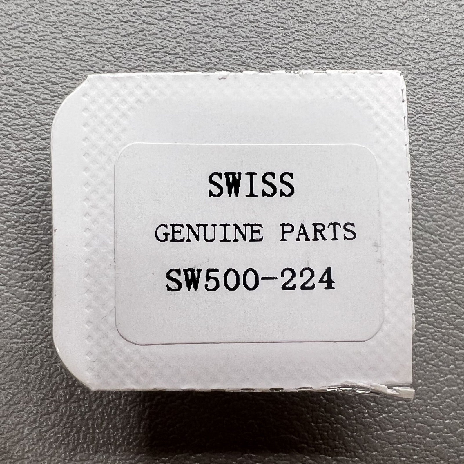 Swiss SW500 automatic watch movement showing second hand at 9 o'clock, precise model SW500 224 by Swiss brand.