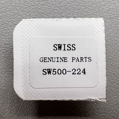 Swiss SW500 automatic watch movement showing second hand at 9 o'clock, precise model SW500 224 by Swiss brand.