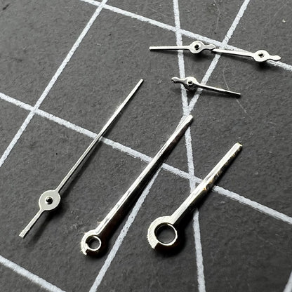 10,5 mm silberner Rand, keine Leuchtmasse, Uhrzeiger für Uhrwerk VX3J, VX9J, VX7J, VX3N, VX9N, VX42 
